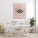 Stupell Industries Evil Eye Glam Boho Pattern Bold Blue Pink Super Oversized Stretched Canvas Wall Art By Grace Popp Canvas | Wayfair