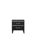 Red Barrel Studio® Gander Nightstand Wood in Black | 23 H x 23 W x 16 D in | Wayfair EB0982CD0C4A4F8BAB50DE74FEA15672