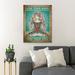 Trinx A Long Hair Girl Meditating - Lose Your Mind Find Your Soul - 1 Piece Rectangle Graphic Art Print On Wrapped Canvas in Green/White | Wayfair