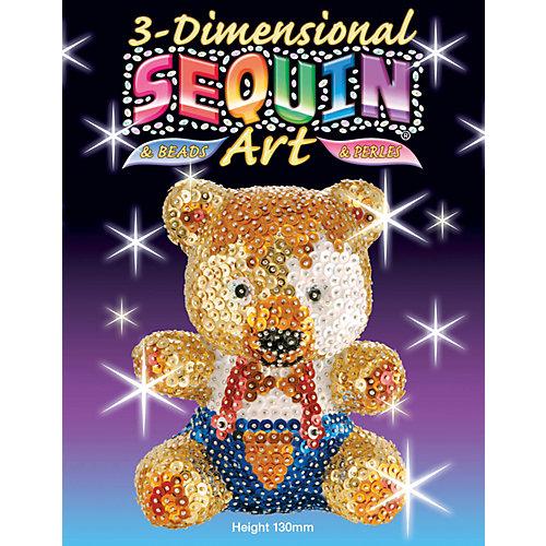 3D Sequin Art - Teddybär