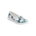 Wide Width Women's The Dottie Slip On Sneaker by Comfortview in Green Leaf (Size 11 W)