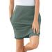 Plus Size Women's Stretch Cotton Skort by Woman Within in Pine (Size 1X)