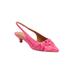 Women's The Tia Slingback by Comfortview in Pink Croco (Size 9 1/2 M)