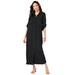 Plus Size Women's Safari Dress by Roaman's in Black (Size 16 W)