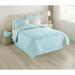 BH Studio Reversible Quilt by BH Studio in Light Aqua Ivory (Size TWIN)