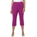 Plus Size Women's Suprema® Capri by Catherines in Berry Pink (Size 4X)