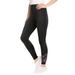 Plus Size Women's Stretch Cotton Embroidered Legging by Woman Within in Black Floral Embroidery (Size 22/24)