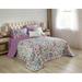 BH Studio Reversible Quilted Bedspread by BH Studio in Multi Floral (Size KING)