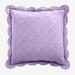 Florence Euro Sham by BrylaneHome in Lilac (Size EURO)