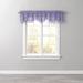 BH Studio Sheer Voile Layered Valance by BH Studio in Lavender Window Curtain