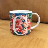 Anthropologie Dining | Anthropologie Dawn Floral Monogram Initial “C” Coffee Mug | Color: Blue/Pink | Size: Os