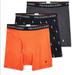 Polo By Ralph Lauren Underwear & Socks | Mens 3pk Polo Rl Classic Cotton Boxer Briefs | Color: Black/Orange | Size: Xxl