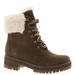 Timberland Courmayeur Valley 6" WP Faux Fur Boot - Womens 8.5 Green Boot Medium
