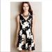 Anthropologie Dresses | Anthropologie Maeve Amory Floral Motif Dress. Sz 0 | Color: Black/Cream | Size: 0