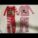 Disney Pajamas | Christmas Disney Baby And Rudolph Baby Girl 12m Pajamas | Color: Cream/White | Size: 12mb