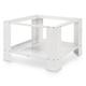 Xavax Washing Machine Base 60 x 60 cm (Sturdy Washing Machine Shelf, 40 cm High Dryer/Washing Machine Pedestal with Shelf, Washing Machine Base with Folding Bottom Compartment, Washing Machine Raiser)