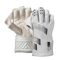 Gunn & Moore Unisex's GM Cricket Wicket Keeping Gloves, Prima 909, Adult, White,52012206
