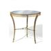 Maitland-Smith Sovereign Glass 3 Legs End Table Glass/Metal | 29 H x 30 W x 30 D in | Wayfair 88-0504