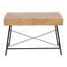 17 Stories Writing Desk Wood/Metal in Black/Brown/Gray | 29.75 H x 43.5 W x 22 D in | Wayfair 63697179D80E4DE5B53B16CDAD3A05EB