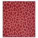 White Square 3' x 3' Area Rug - Everly Quinn Animal Print Area Rug - Giraffe Girly Giraffe Nylon | Wayfair 736AC552537B460EAF7602D392A0C54D