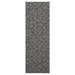 White 144 x 36 x 0.5 in Area Rug - 17 Stories Elemental Accent Rug - Gray Distressed Geometrical Print Nylon | 144 H x 36 W x 0.5 D in | Wayfair