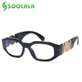 SOOLALA – lunettes de lecture rétro anti-lumière bleue pour femmes monture complète loupe