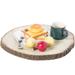 Barky Natural Wood Slabs Rustic Ornament Slice Tray Table Charger