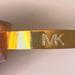 Michael Kors Jewelry | Michael Kors Classic Signature Logo In Rhinestone Set On Gold Tone Braclet | Color: Gold | Size: Os