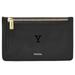 Women's Fossil Black Yale Bulldogs Leather Logan Card Case