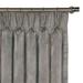 Eastern Accents Nellis Plush Velvet Solid Room Darkening Pinch Pleat Single Curtain Panel Velvet in Gray | 84 H in | Wayfair CUA-184-PP