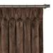 Eastern Accents Nellis Plush Velvet Solid Room Darkening Pinch Pleat Single Curtain Panel Metal in Gray | 108 H in | Wayfair CUC-186-PPD