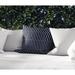 Latitude Run® Outdoor Square Pillow Cover & Insert Eco-Fill/Polyester in Blue/Navy | 18 H x 18 W x 4 D in | Wayfair