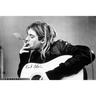 Poster Kurt Cobain Smoking & Guitar - Nirvana