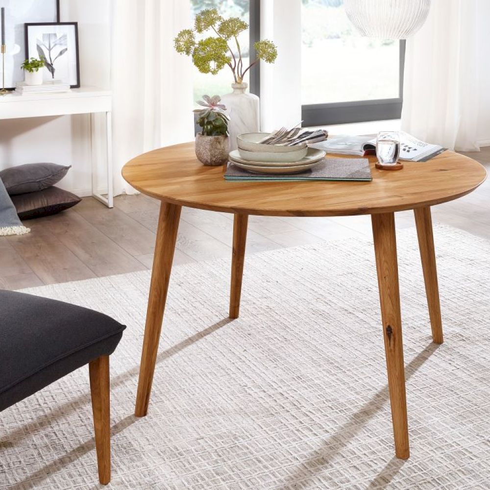 3S Frankenmöbel »Tilda« Massivholz Esstisch II TI-0076 / 120 cm / ohne Ausziehplatte Image