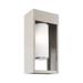 Giuseppe Lighting One Light Outdoor Wall Lantern Bleecker Brushed N - Exact Size