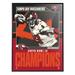 Phenom Gallery Rob Gronkowski Tampa Bay Buccaneers Super Bowl LV Champions 18'' x 24'' Deluxe Framed Serigraph Print