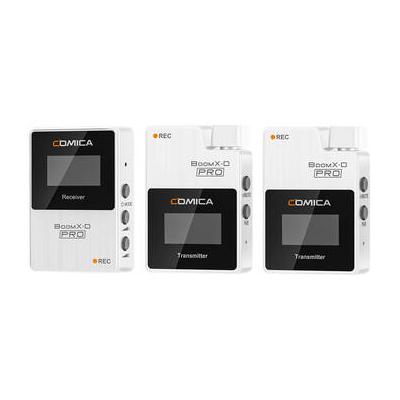 Comica Audio BoomX-D PRO D2 Ultracompact 2-Person Digital Wireless Microphone System/Rec BOOMX-D PRO D2(WHITE)