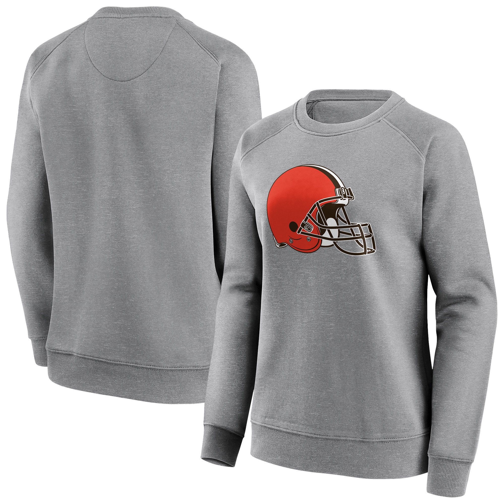 "Cleveland Browns Rundhals-Sweatshirt mit neutraler Farbe und Logo - Damen" Image