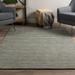 Blue 96 x 0.4 in Indoor Area Rug - Latitude Run® Glenville Flatweave Wool Carbon Area Rug Wool | 96 W x 0.4 D in | Wayfair