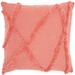 AllModern Tracey Square Cotton Pillow Cover & Insert Polyester/Cotton in Pink | 18 H x 18 W x 5 D in | Wayfair E382E2AB5E9A4B31AFCC104E2366A432