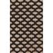 Modern Trellis Moroccan Oriental Wool Area Rug Hand-knotted Carpet - 5'3" x 8'0"