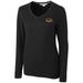 Women's Cutter & Buck Black Wisconsin-Milwaukee Panthers Lakemont Tri-Blend V-Neck Pullover Sweater