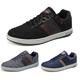 ARRIGO BELLO Casual Shoes Mens Trainers Walking Shoe Skate Athletic Formal Classic Sneakers Men Size 7-11UK, Black, Size 9