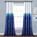 Make A Wish Space Star Ombre Window Curtain Panels Navy/White 52X84 Set - Window Panel-Juvy 16T005272