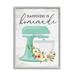 Stupell Industries Happiness Is Homemade Phrase Floral Kitchen Stand Mixer by Lettered & Lined - Graphic Art Canvas | 14 H x 11 W x 1.5 D in | Wayfair