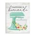 Stupell Industries Happiness Is Homemade Phrase Floral Kitchen Stand Mixer by Lettered & Lined - Graphic Art in Brown | Wayfair ai-610_wd_10x15