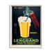 Stupell Industries Vintage erie Lengrand European Advertisement Frog Beer by Marcus Jules - Graphic Art Canvas in Green | Wayfair af-006_wfr_24x30