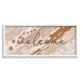 Stupell Industries Welcome Greeting Abstract Geode Pattern Warm Tones by Jennifer Ellory - Textual Art Canvas in Brown | Wayfair ai-678_wfr_13x30