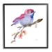Stupell Industries Baby Bird Blooming Spring Blossom Tree Branch by Verbrugge Watercolor - Unframed Graphic Art on Canvas in White | Wayfair