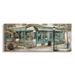 Stupell Industries European City Streets Traditional Restaurant Architecture Sidewalk Scene by Ruane Manning - Graphic Art Canvas/ | Wayfair